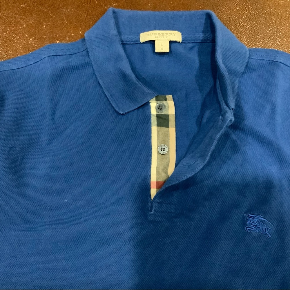 Burberry Brit Blue Polo Shirt for Men